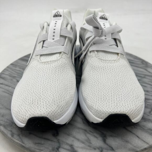 Adidas Womens 9 Running Shoes White Black Edge Lux Athletic Sneakers H03865 - Picture 3 of 13